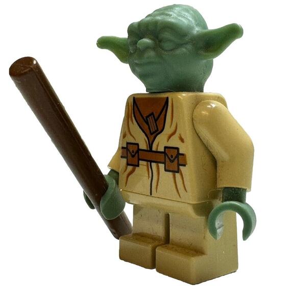 LEGO Yoda Minifigure - Star Wars‎ Dagobah 4502 7260 7102 - Picture 1 of 8